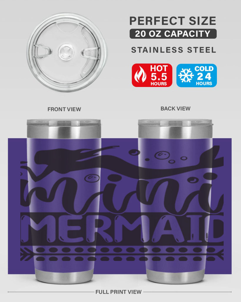 Mini mermaid 510#- mermaid- Tumbler