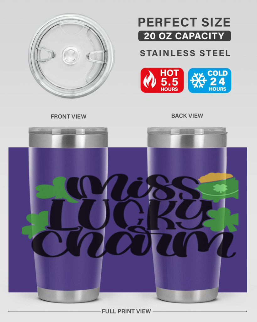 Miss Lucky Charm Style 48#- St Patricks Day- Tumbler