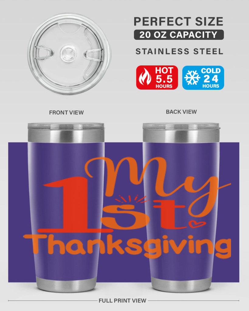My st Thanksgiving Design 431#- fall- Tumbler