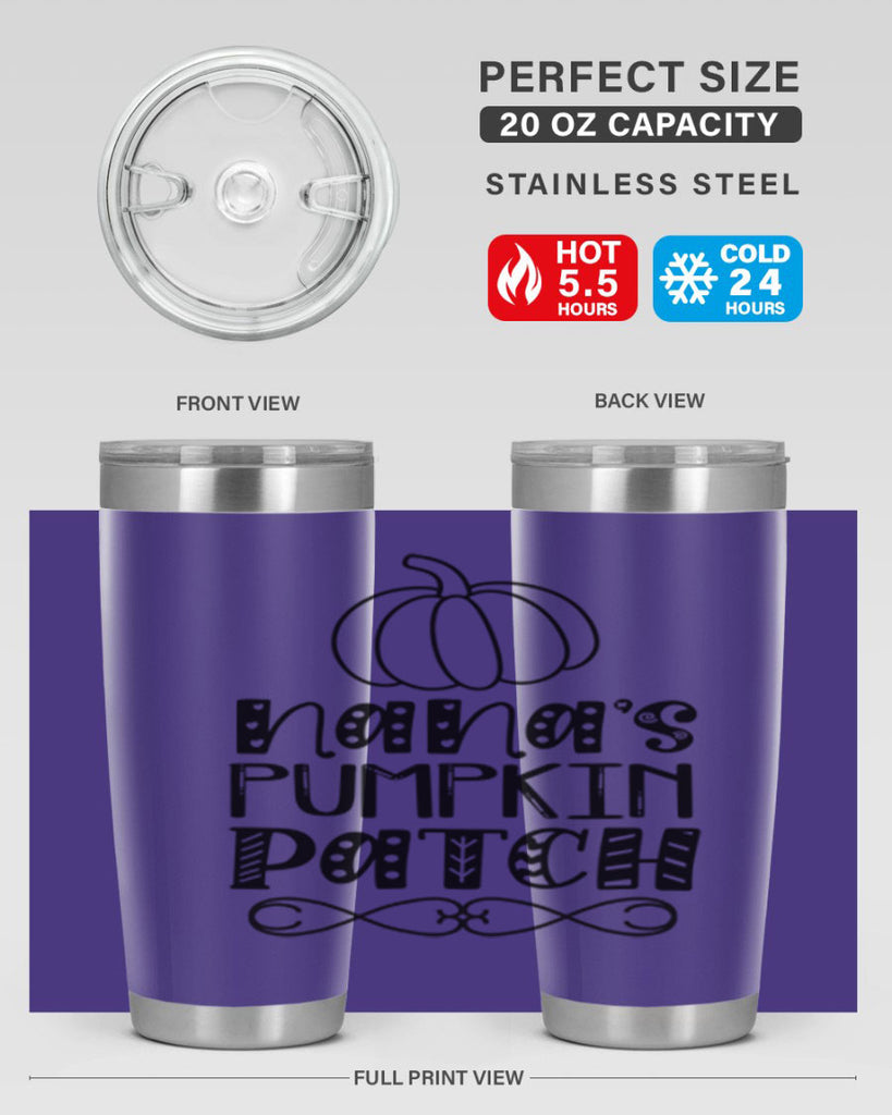 Nana s Pumpkin Patch 439#- fall- Tumbler