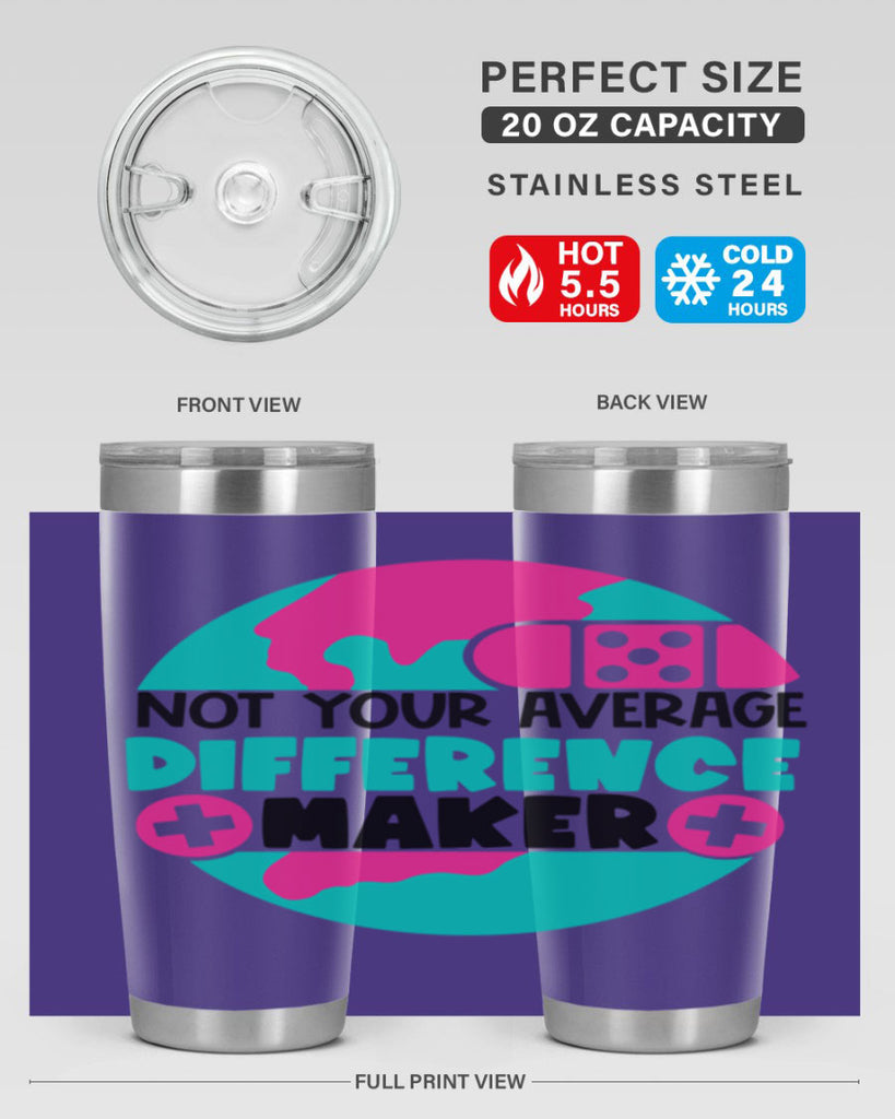 Not Your Averange Difference Maker Style Style 122#- nurse- tumbler