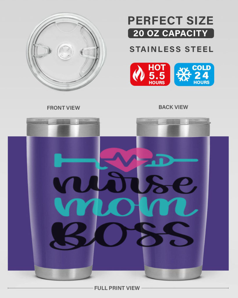 Nurse Mom Boss Style Style 101#- nurse- tumbler