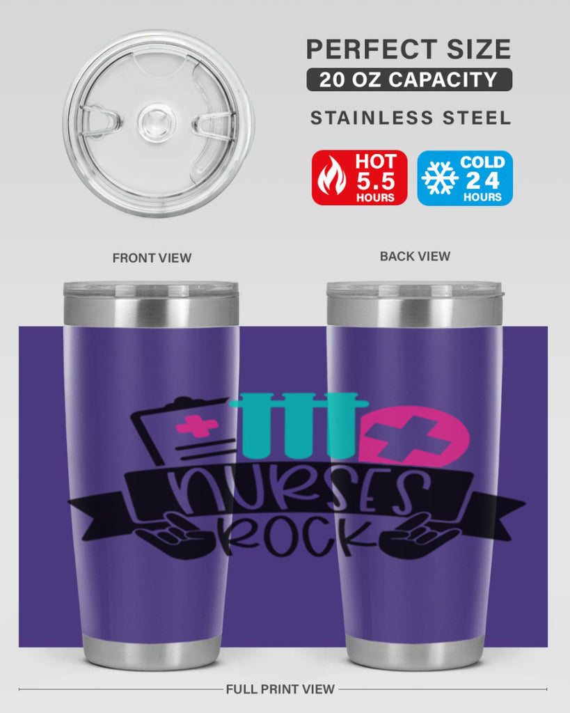 Nurses Rock Style Style 78#- nurse- tumbler