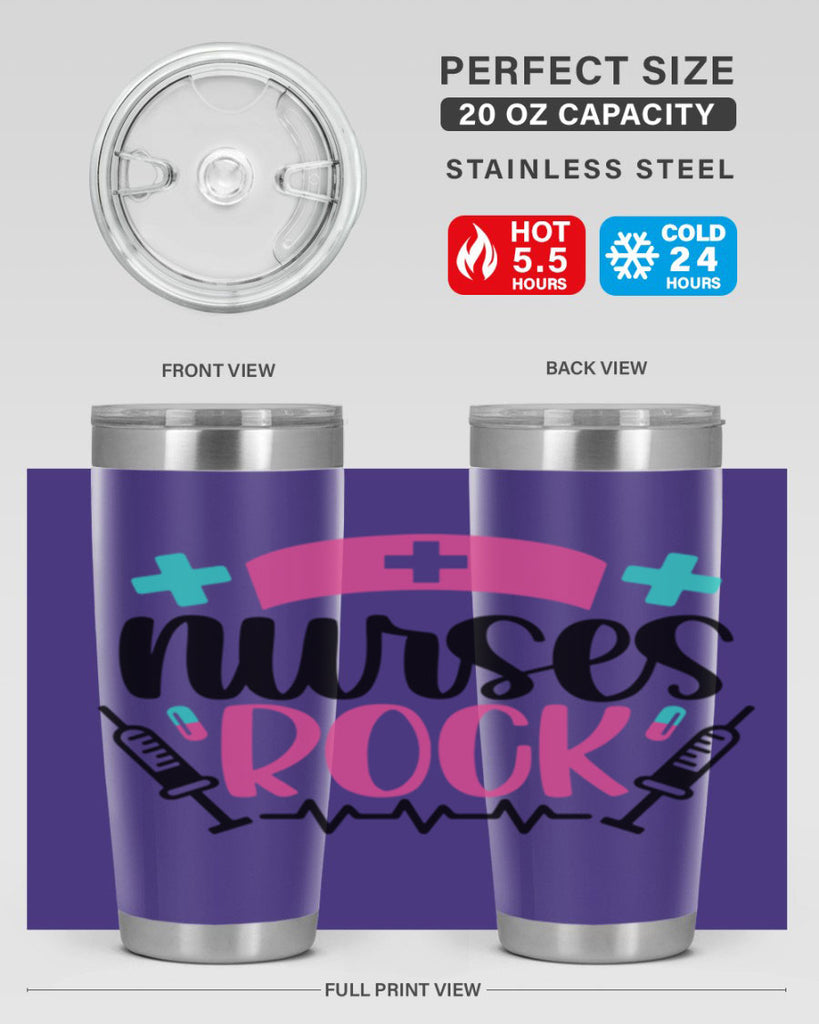 Nurses Rock Style Style 79#- nurse- tumbler