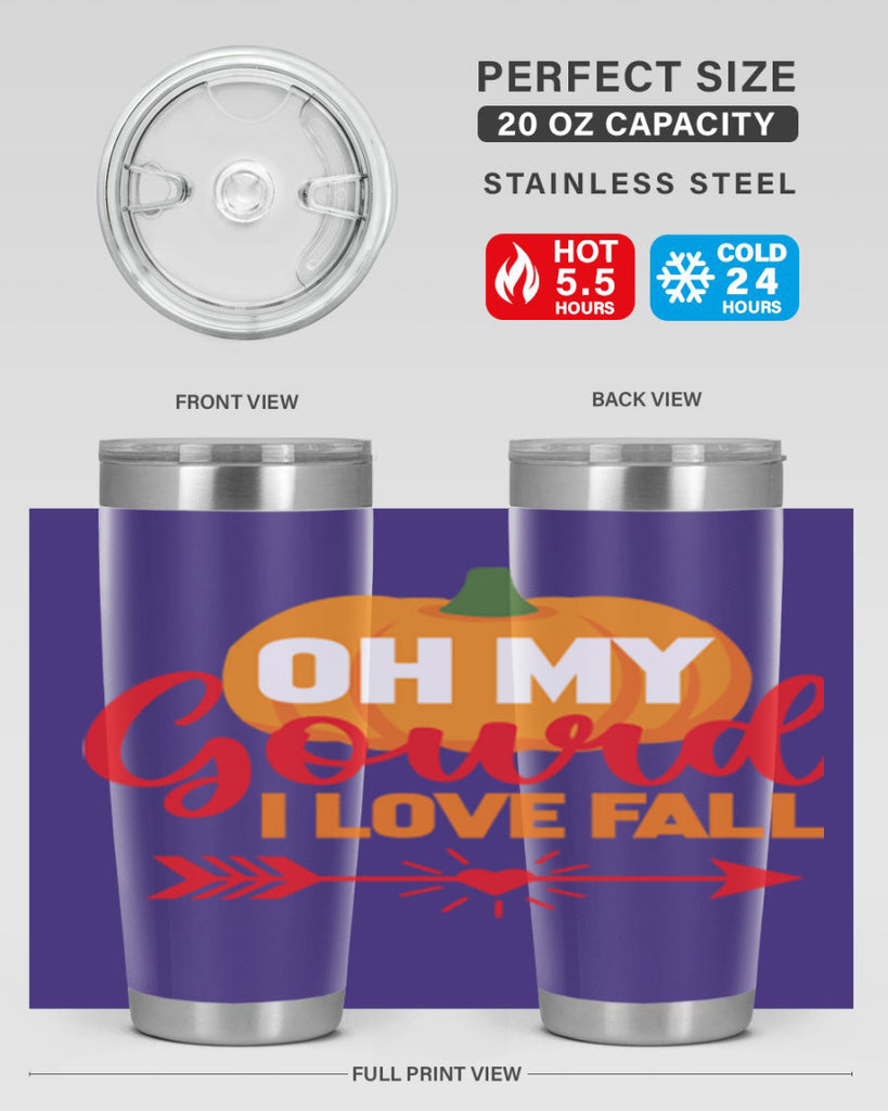 OhMyGourdILove 459#- fall- Tumbler