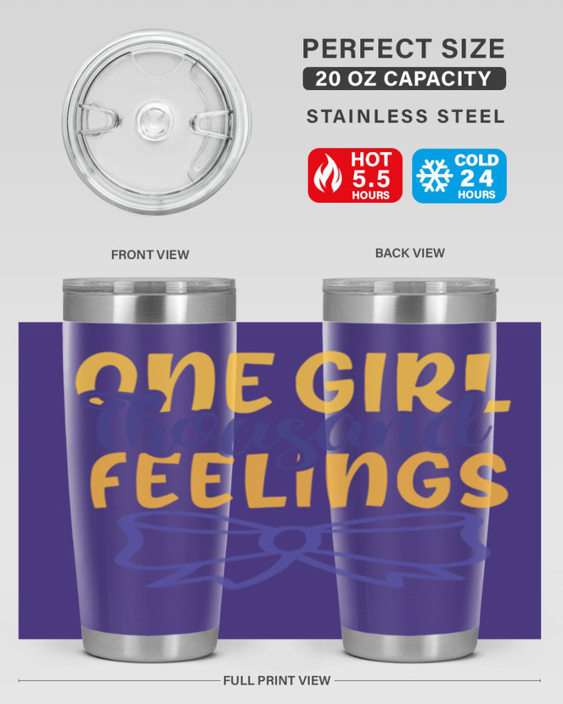 One Girl Thousand Feelings Style 208#- baby- tumbler