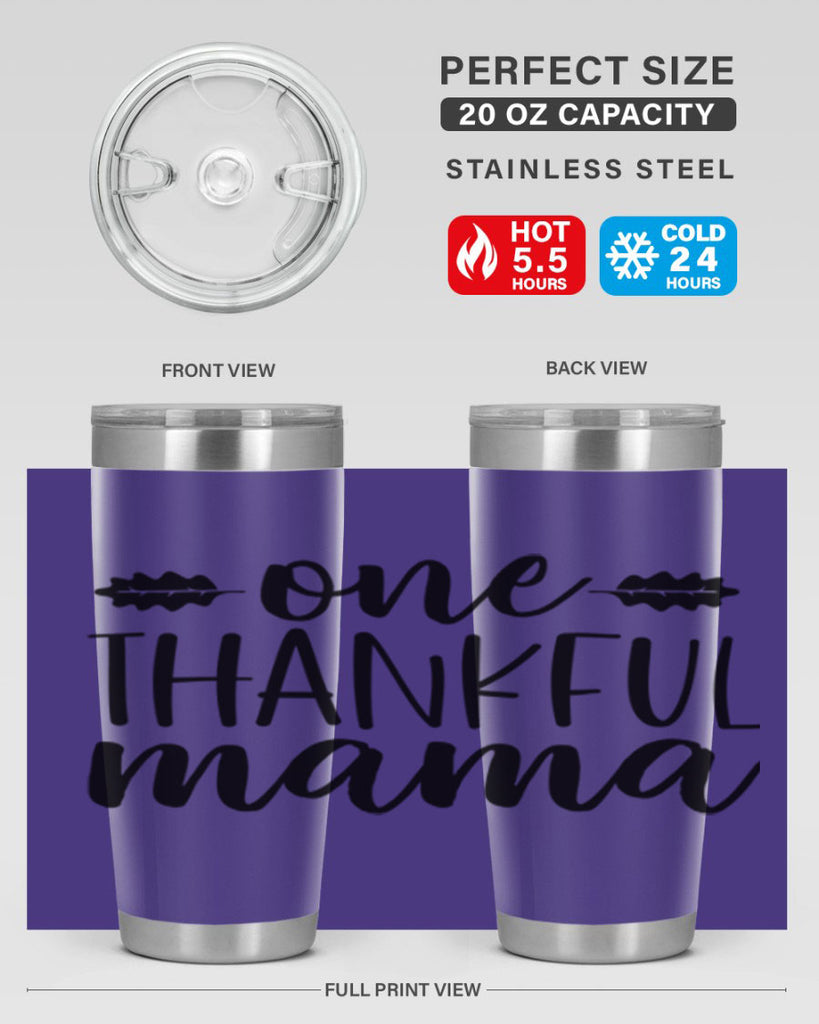 One Thankful Mama 464#- fall- Tumbler