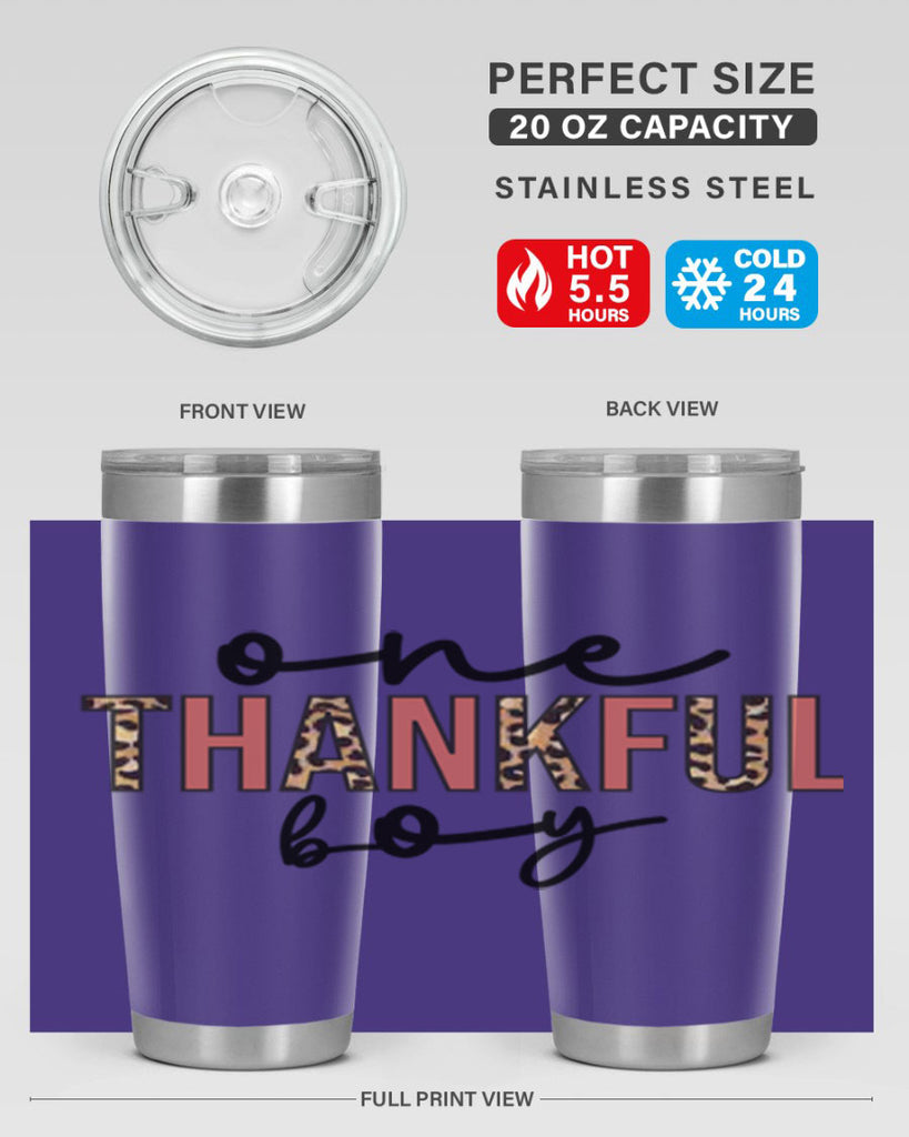 One thankful boy 462#- fall- Tumbler