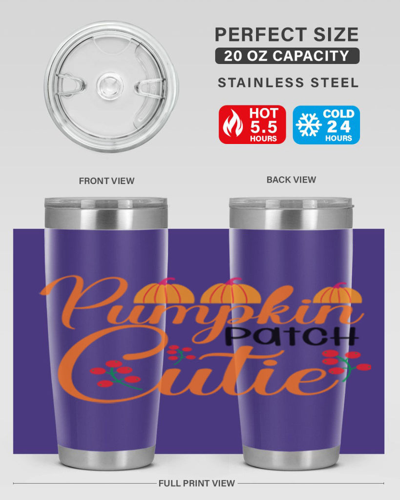 Pumpkin Patch Cutie 529#- fall- Tumbler