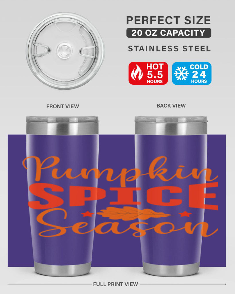 Pumpkin Spice Season Design 557#- fall- Tumbler