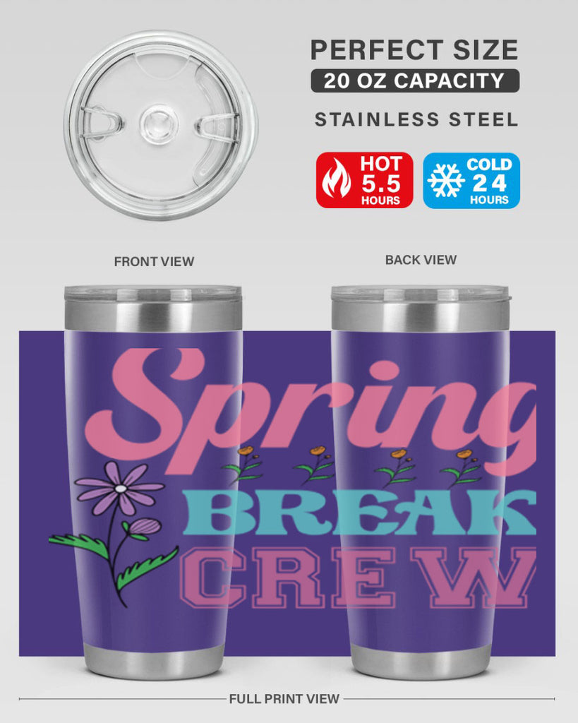 Spring Break Crew  484#- spring- Tumbler