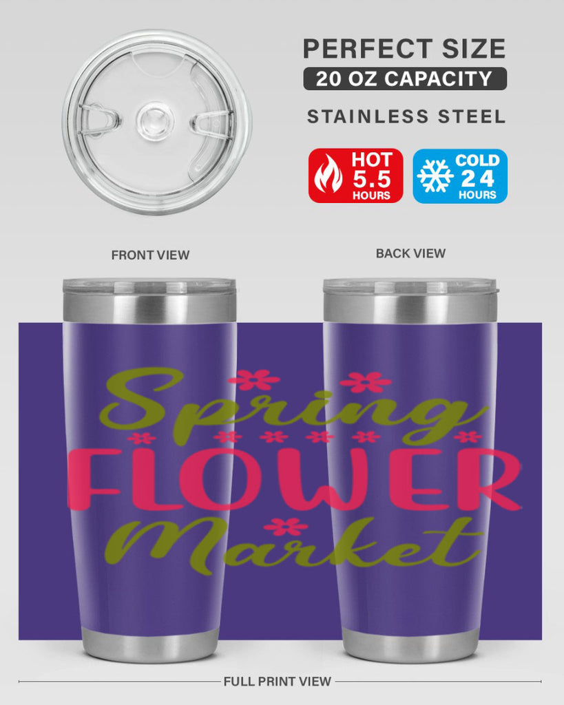 Spring Flower Market 423#- spring- Tumbler