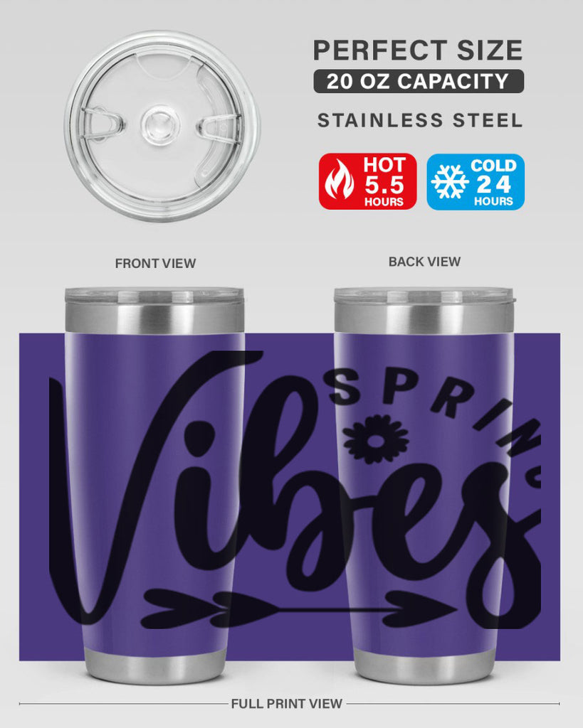 Spring Vibes478#- spring- Tumbler
