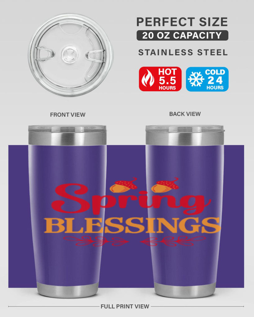 Spring blessings 421#- spring- Tumbler
