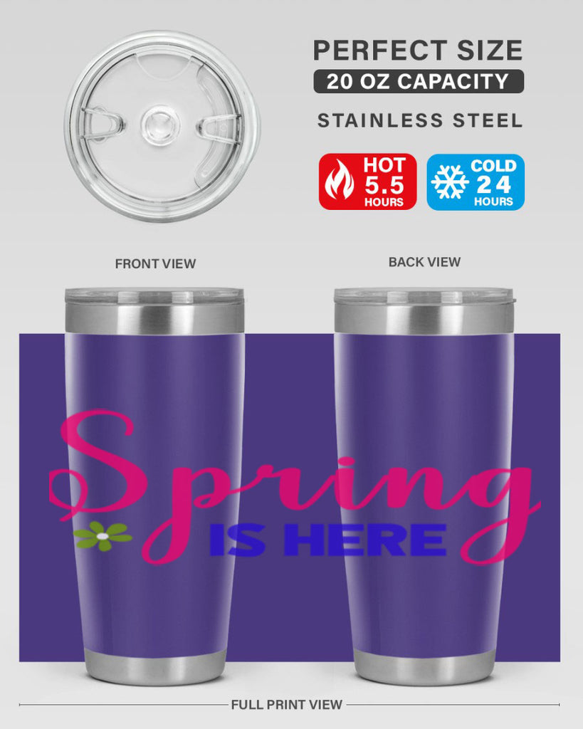 Spring is Here 455#- spring- Tumbler