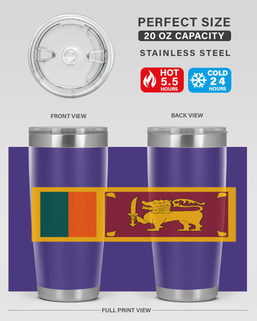 Sri Lanka 32#- world flags- Tumbler