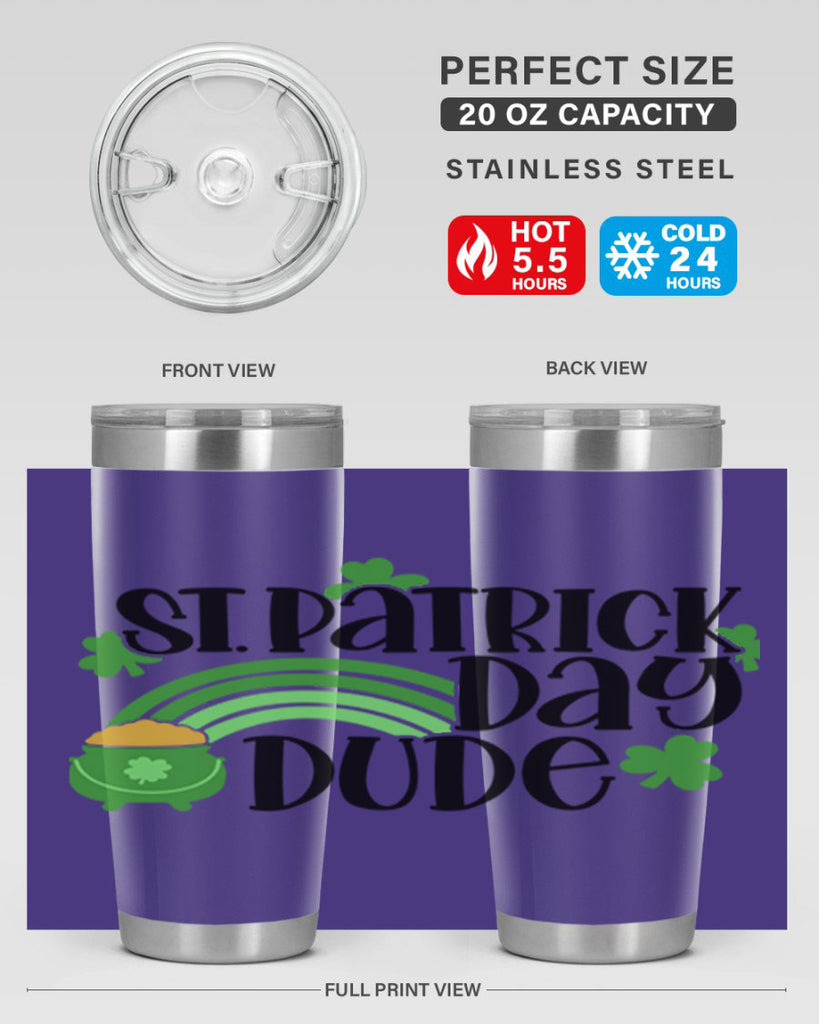 St Patrick Day Dude Style 29#- St Patricks Day- Tumbler