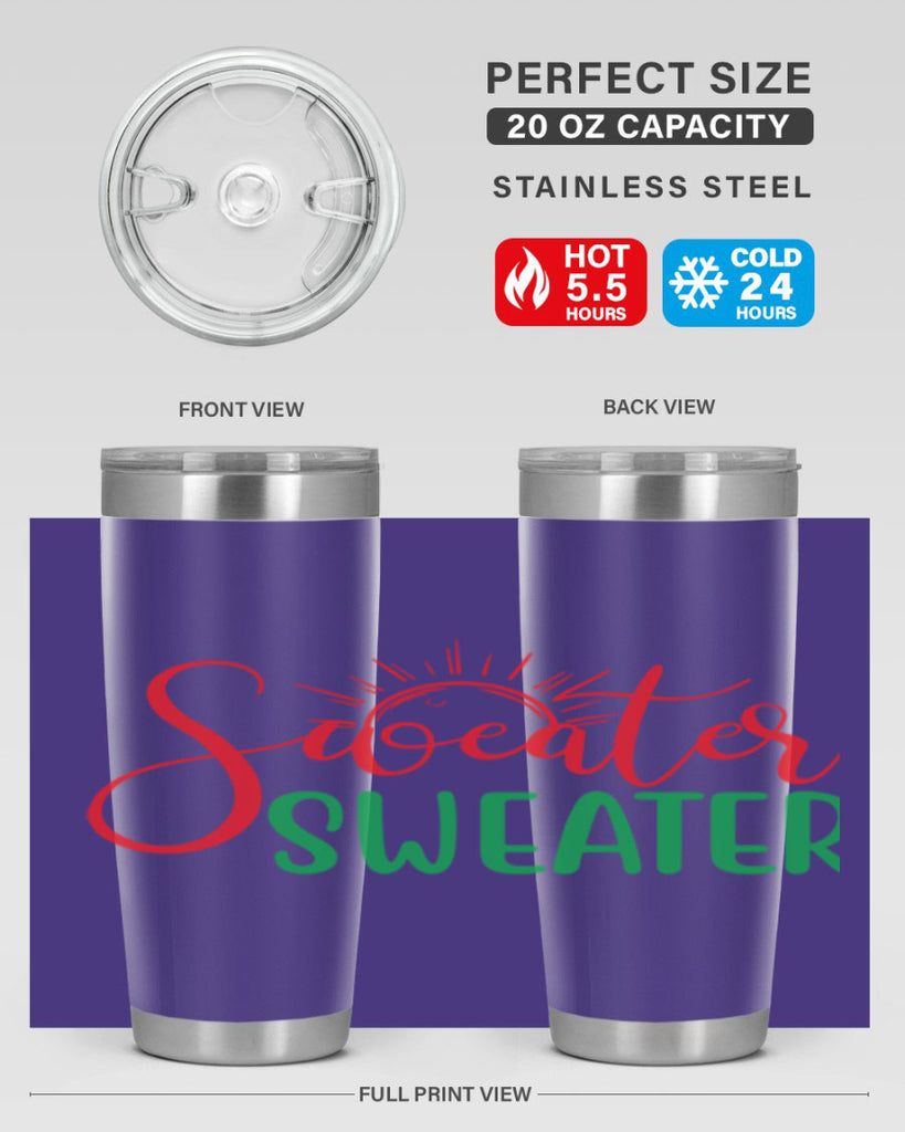 Sweater Weather 583#- fall- Tumbler