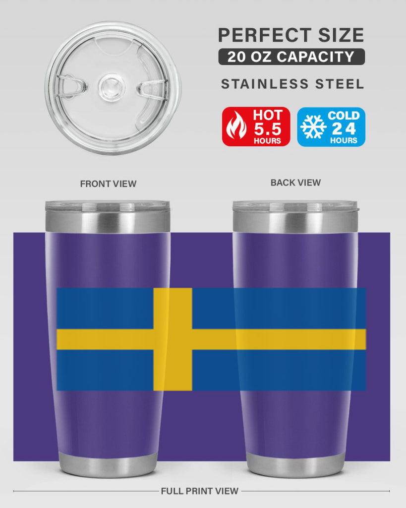 Sweden 29#- world flags- Tumbler