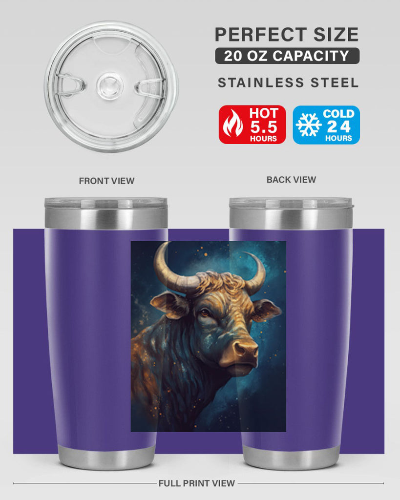 Taurus 55#- zodiac- Tumbler