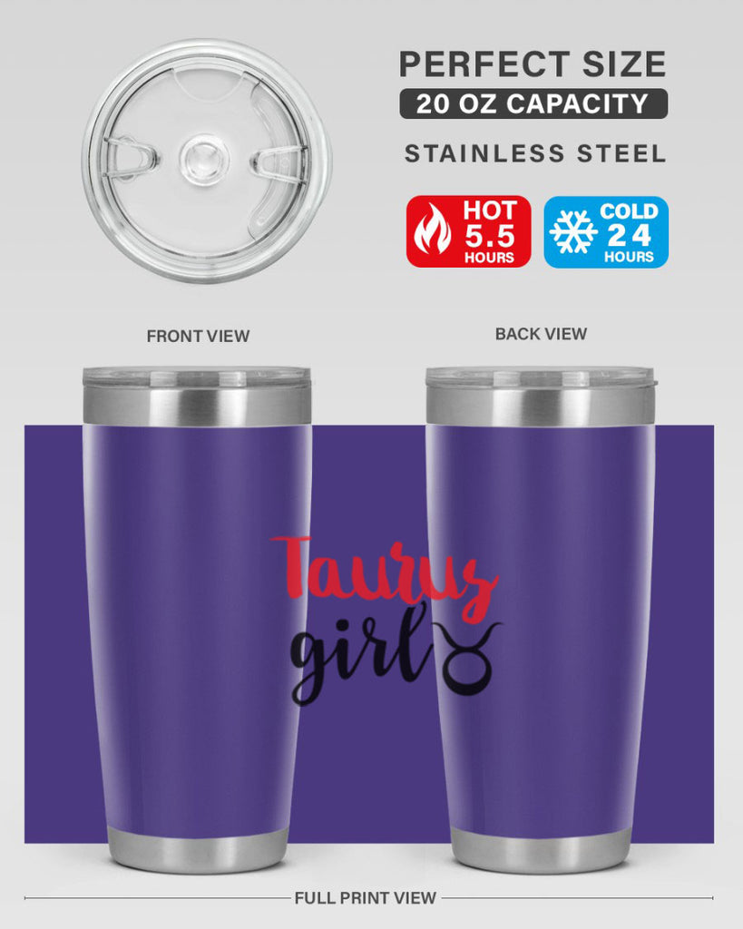 Taurus girl 489#- zodiac- Tumbler