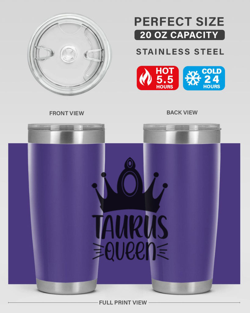 Taurus queen 503#- zodiac- Tumbler