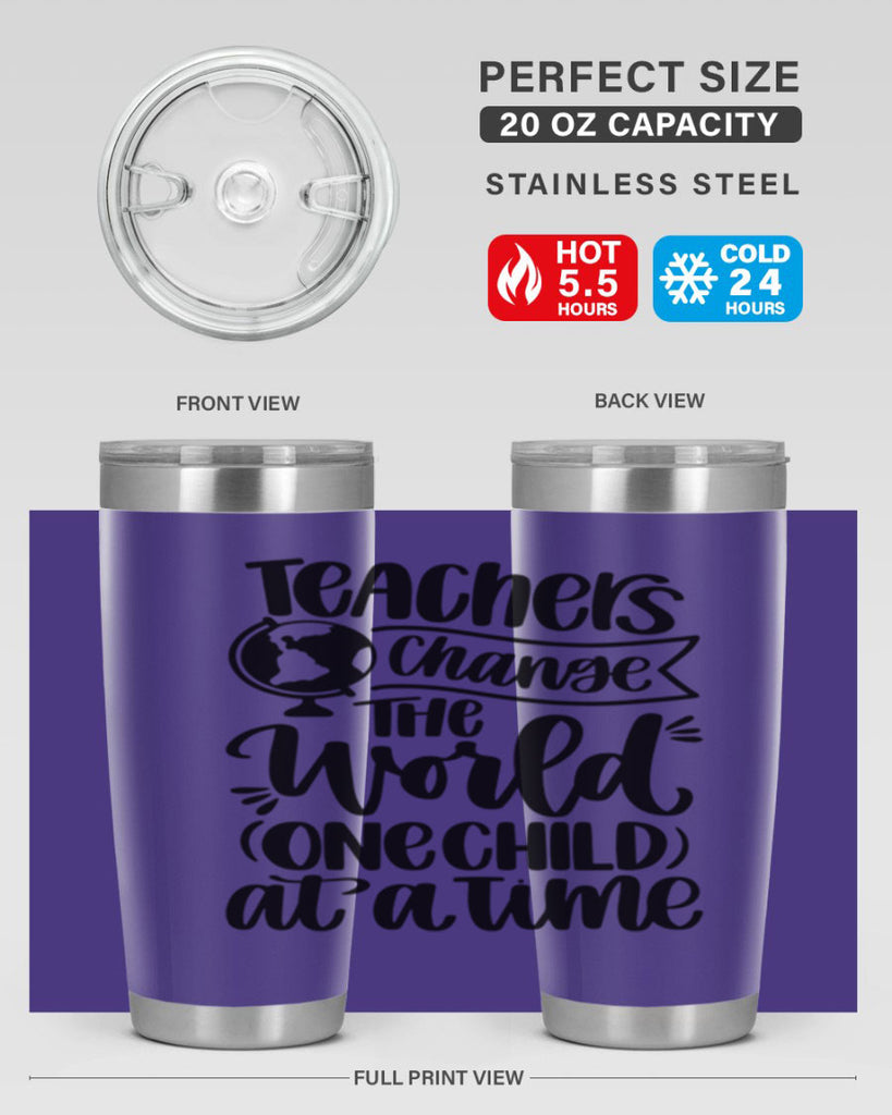 Teachers Change The Style 45#- teacher- tumbler