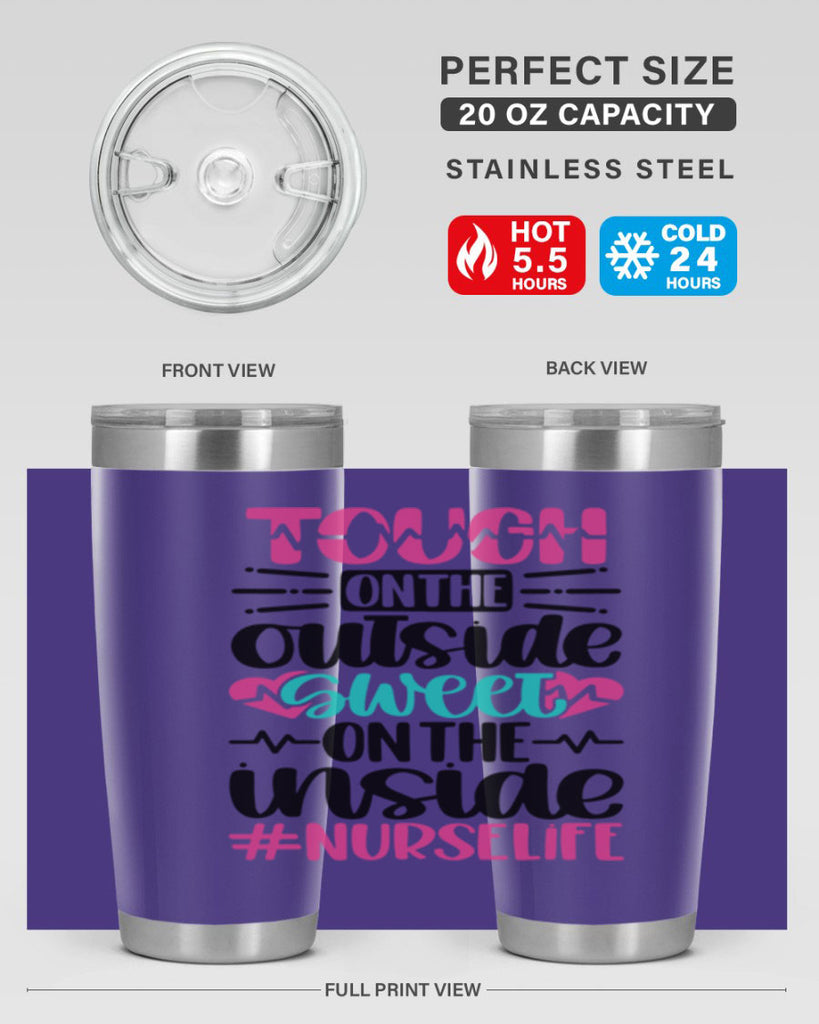 Tough On The Outside Style Style 15#- nurse- tumbler