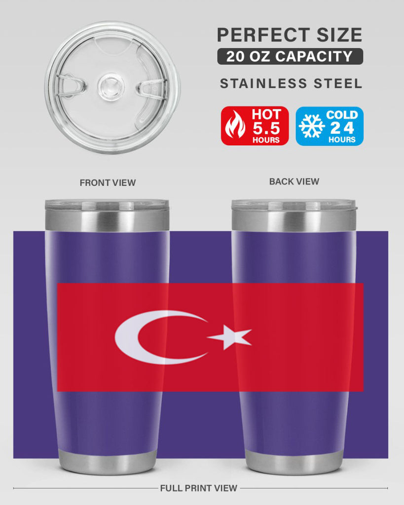 Turkey 17#- world flags- Tumbler