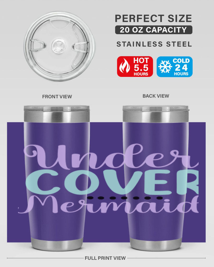 Under Cover Mermaid 639#- mermaid- Tumbler