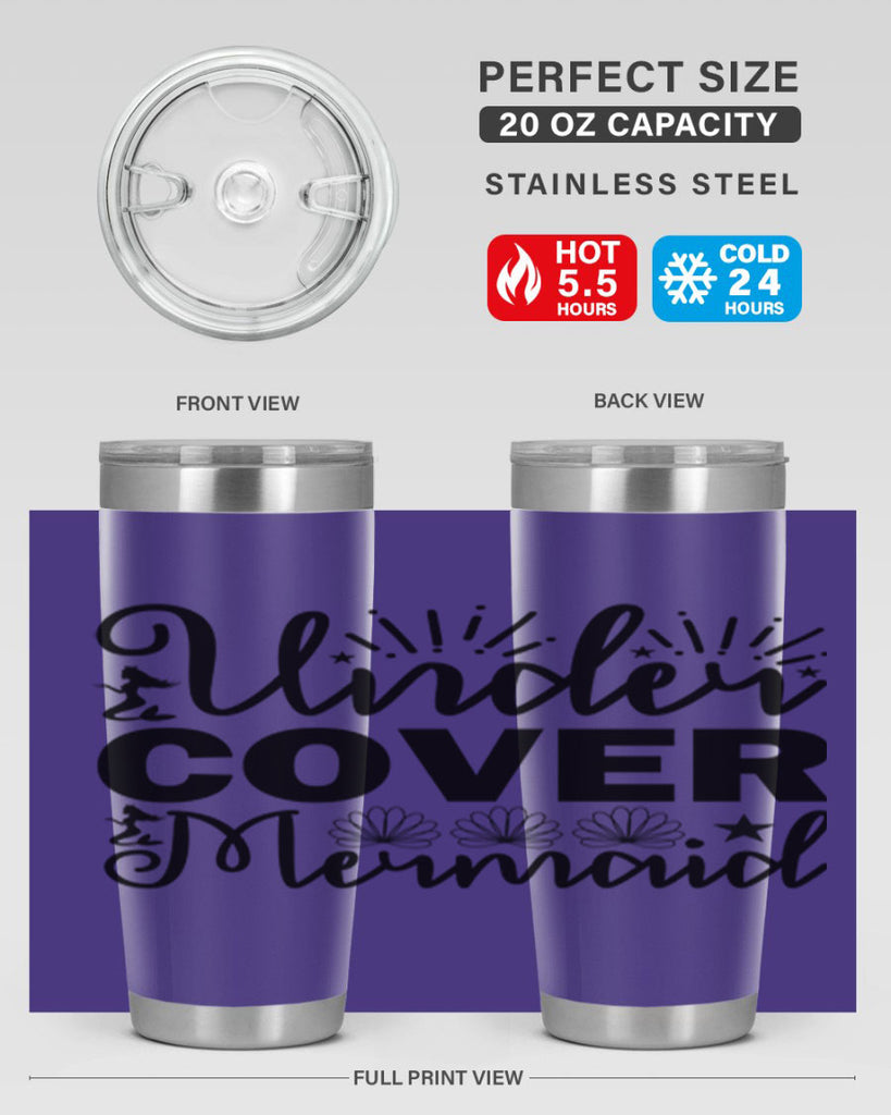 Under Cover Mermaid design 652#- mermaid- Tumbler