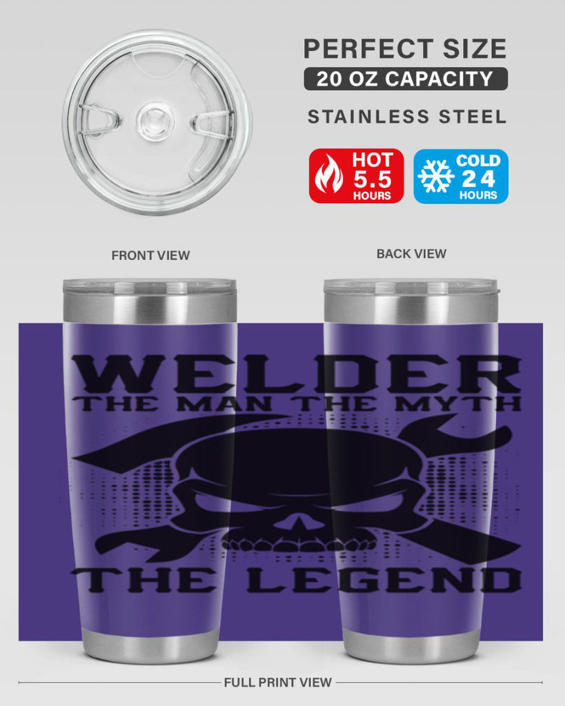 Welder the man Style 4#- welder- tumbler