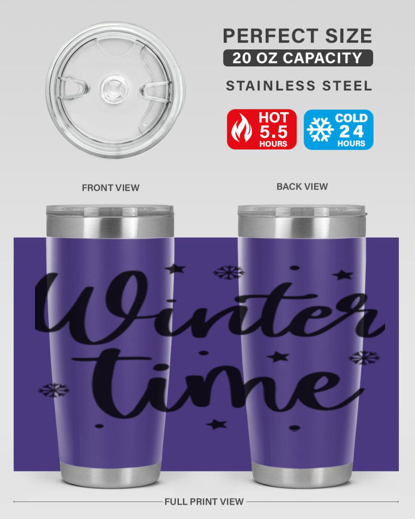 Winter Time 525#- winter- Tumbler