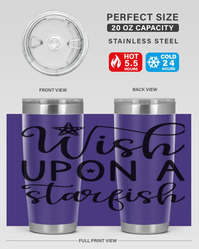 Wish upon a starfish  602#- spring- Tumbler