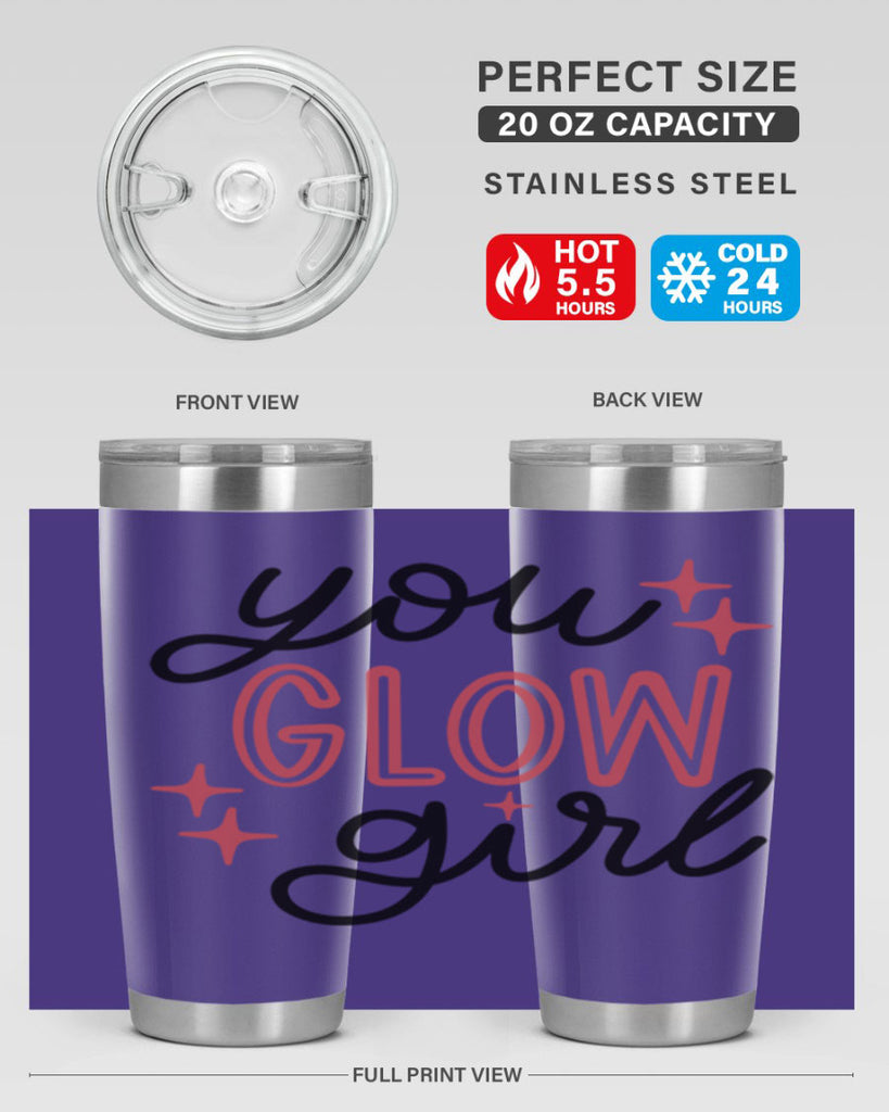 You Glow Girl Style 5#- make up- Tumbler