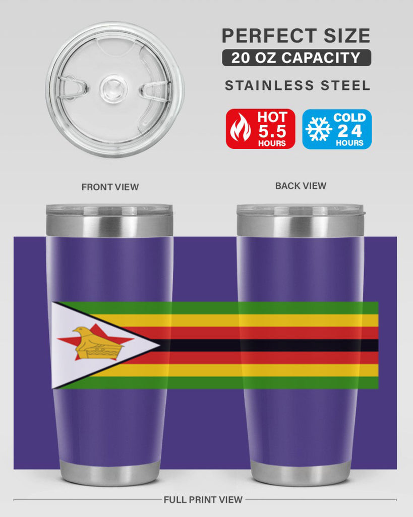 Zimbabwe 1#- world flags- Tumbler