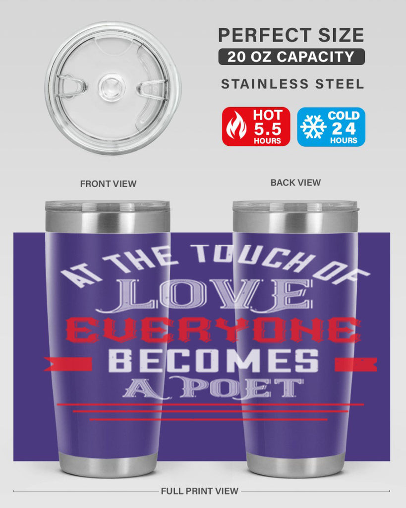 at the touch of love 69#- valentines day- Tumbler