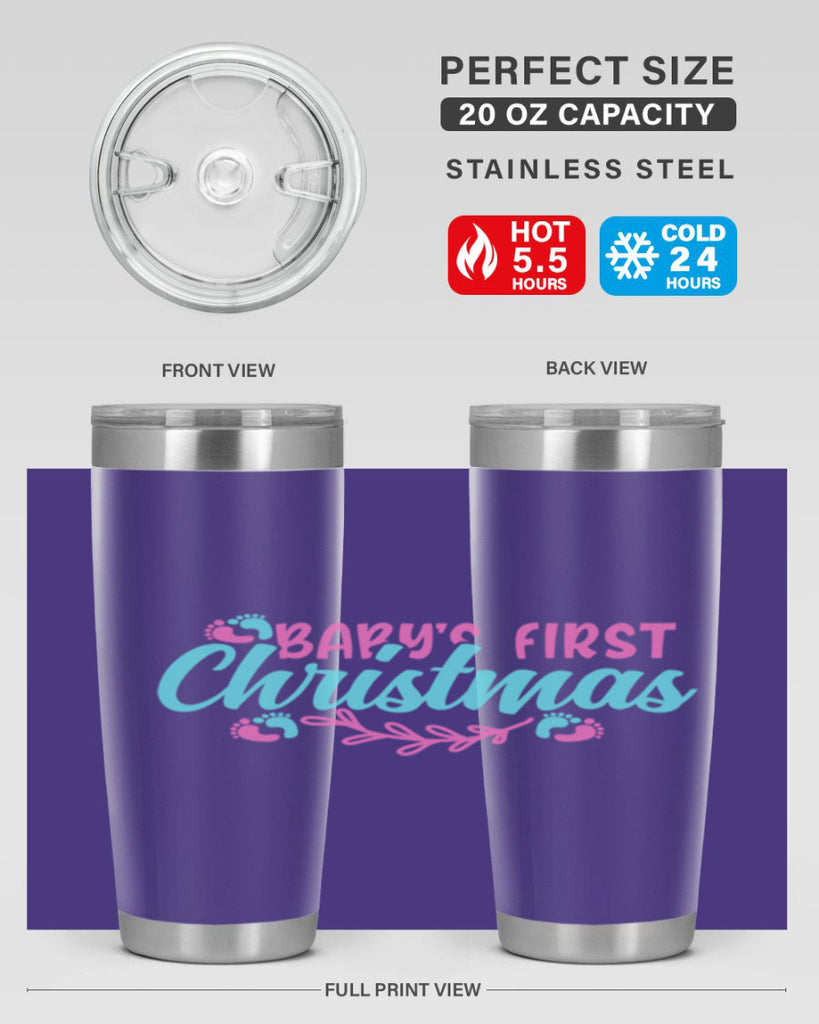 babys first christmas Style 287#- baby- tumbler