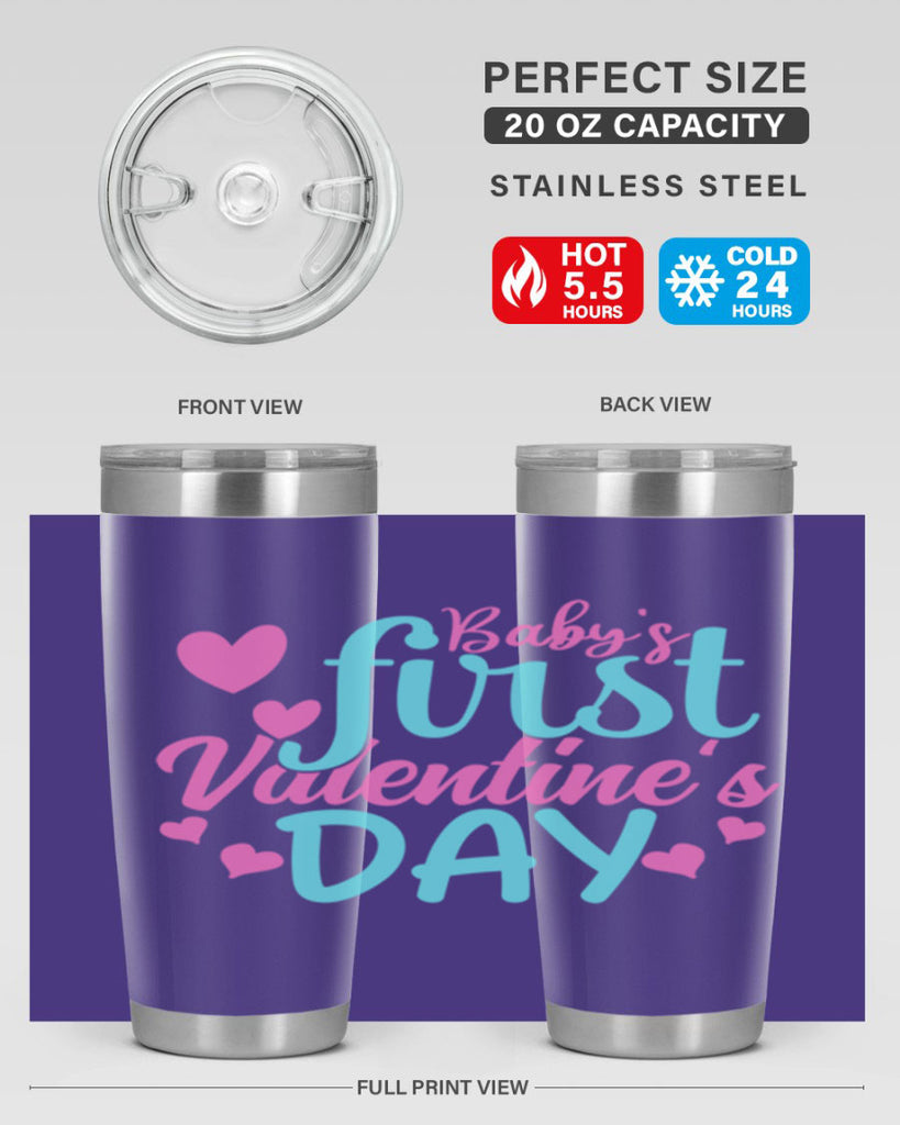 babys first valentines day Style 281#- baby- tumbler