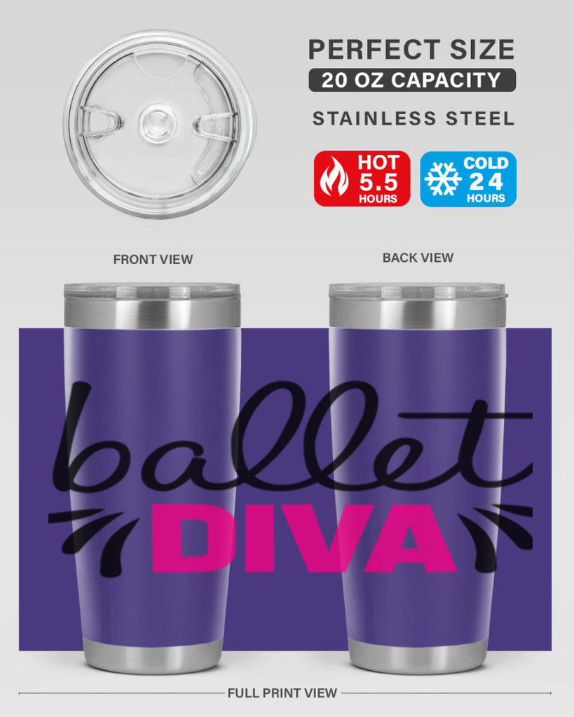 ballet diva 3#- ballet- Tumbler