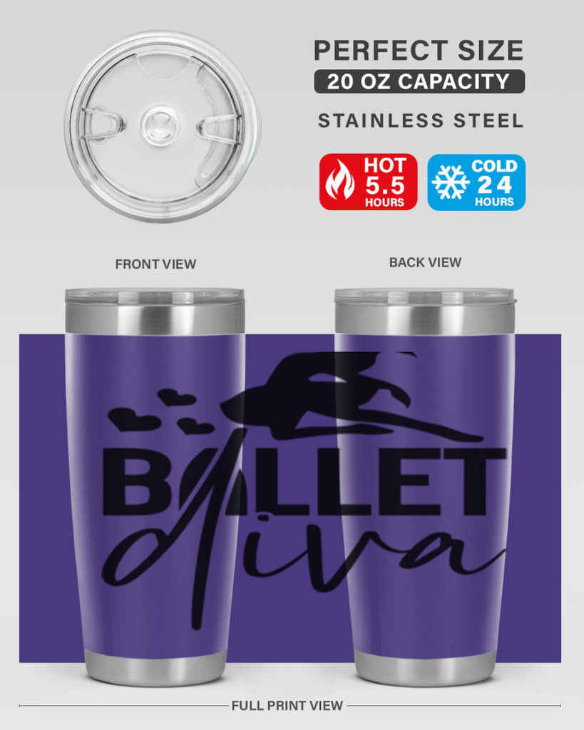 ballet diva 4#- ballet- Tumbler