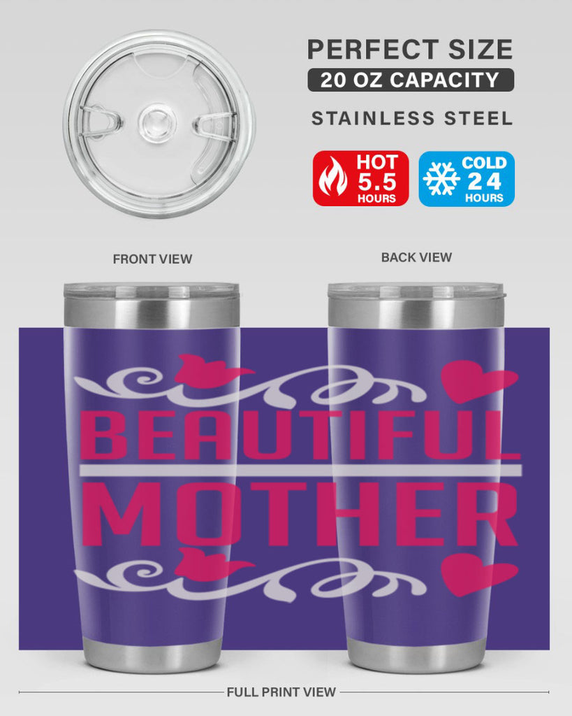 beautiful 213#- mom- Tumbler