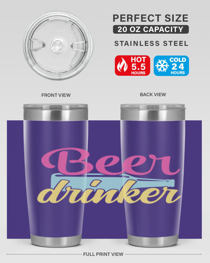 beer drinker 134#- beer- Tumbler