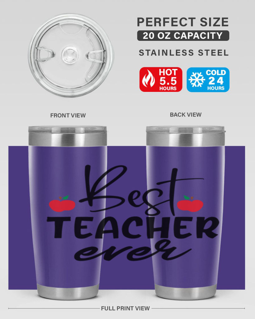 best teacher ever Style 188#- teacher- tumbler