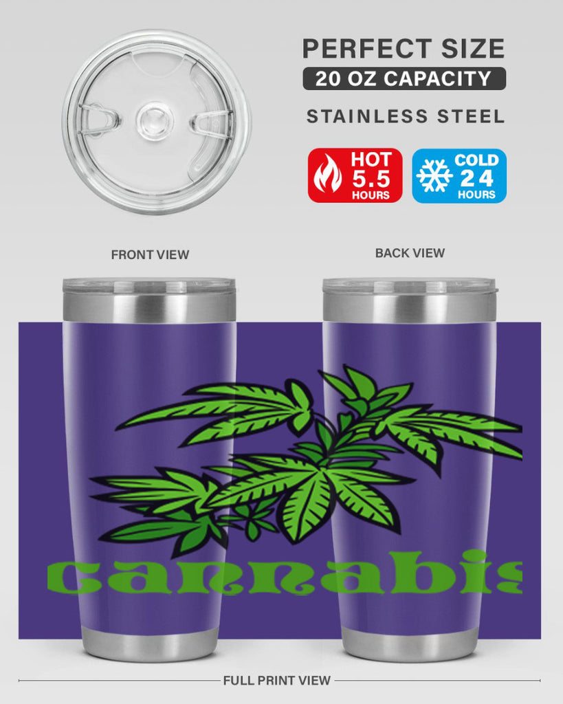 cannabis 38#- marijuana- Tumbler