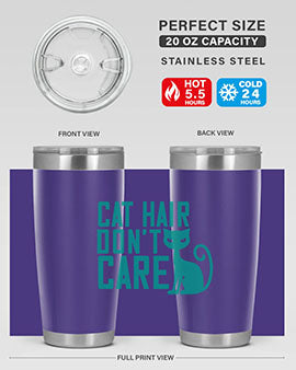 cat hair dont care Style 30#- cat- Tumbler