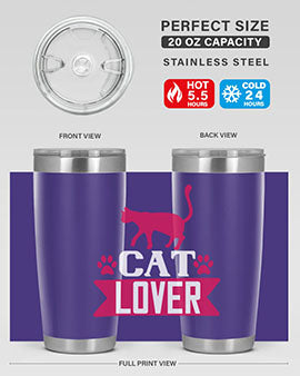 cat lover Style 32#- cat- Tumbler
