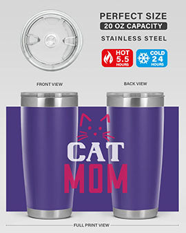cat mom Style 34#- cat- Tumbler