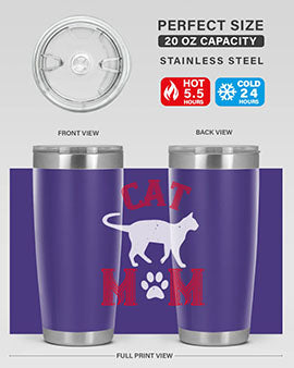cat mom Style 35#- cat- Tumbler
