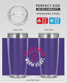 cold hands warm heart Style 42#- cat- Tumbler